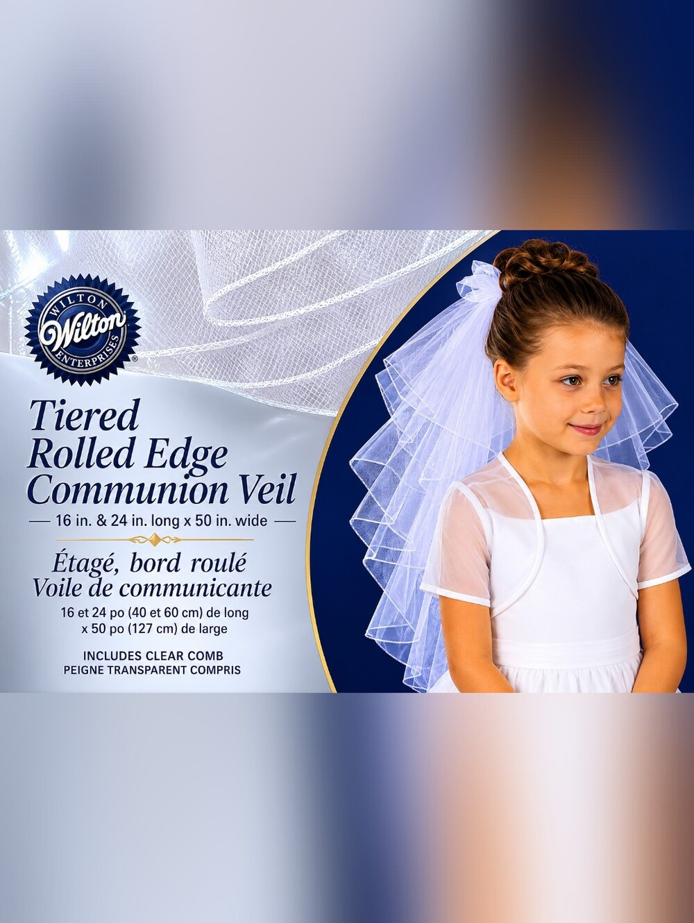 NWOT Wilton White Communion Veil for Kids